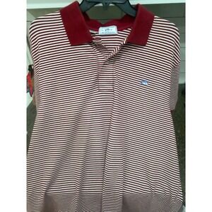 southern tide skipjack polo red striped xl